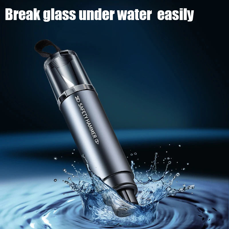 2 in 1 車用ウィンドウブレーカー＆シートベルトカッター緊急ツール - 旅行用安全ハンマー