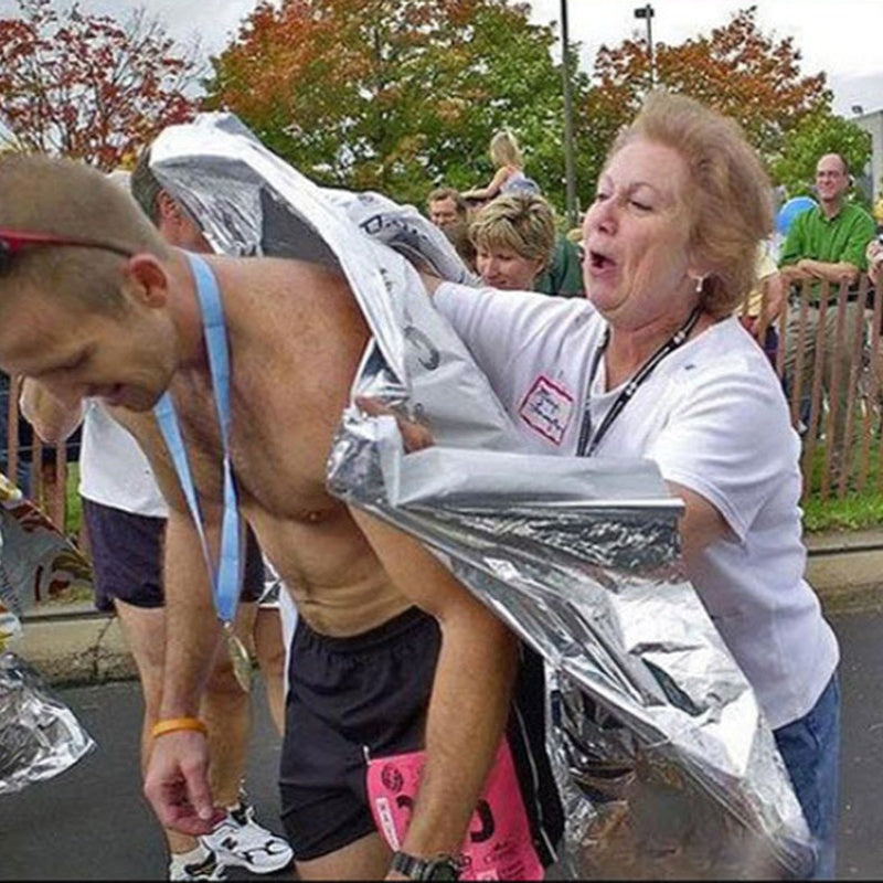 保温緊急用ブランケット - 低体温症の救命と防火