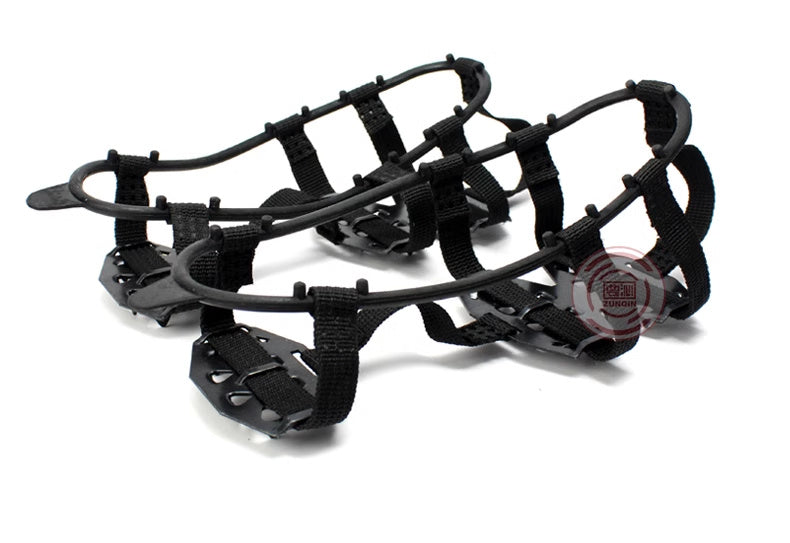 滑り止めアイゼン | 氷上、泥道、トレイルハイキングに最適な24歯クリート