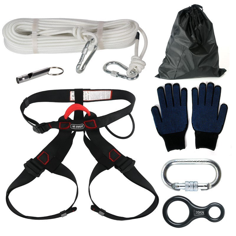 High-Rise Emergency Escape Kit with Harness – Fire & Earthquake Ready