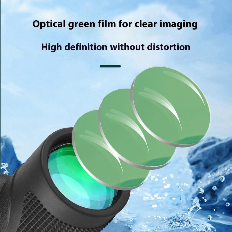 HDプリズムズーム80x100単眼鏡 | 長距離望遠フォーカス＆防水