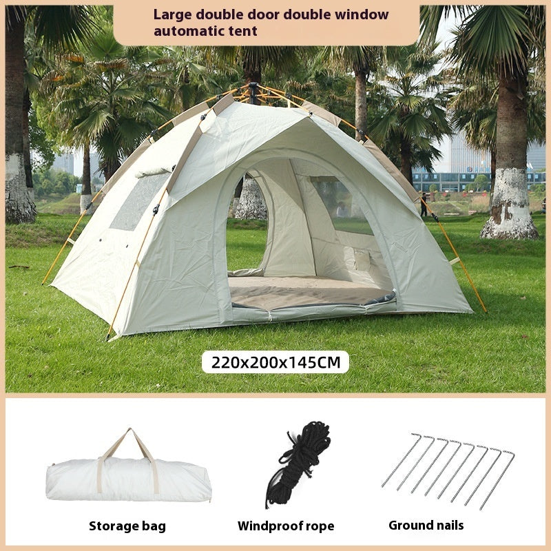 Quick-Open Waterproof Tent | Level 5 Wind & Emergency Shelter