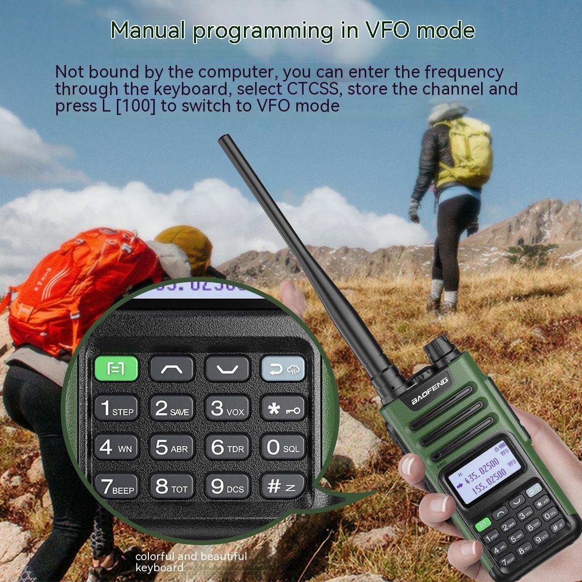 High-Power Durable Walkie Talkie – 10KM Range, 50-Floor Penetration
