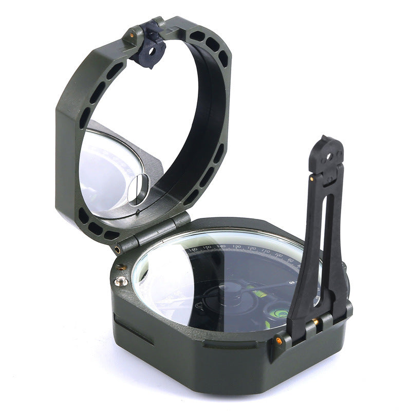 サバイバル、スロープ、ナビゲーションのためのミリタリーポケットトランジットコンパス