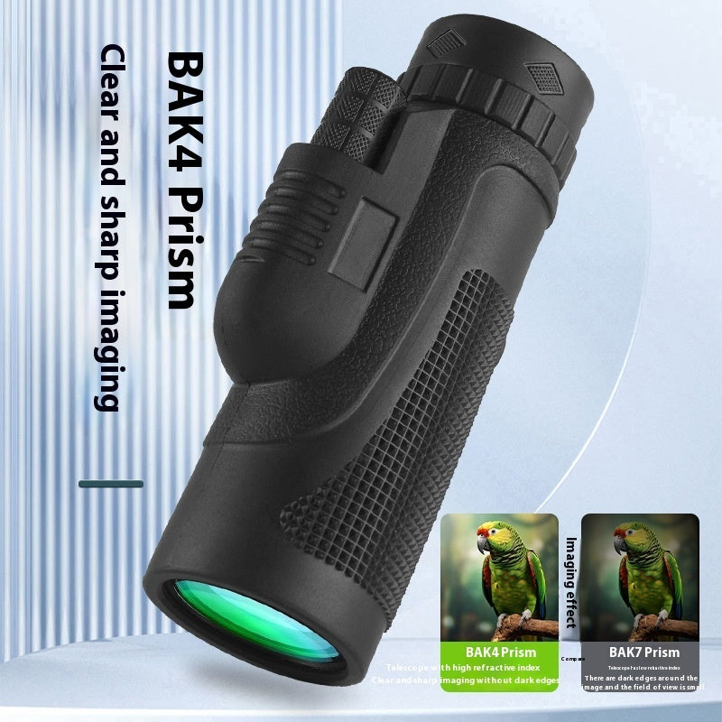 HD Prism Zoom 80x100 Monocular | Long-Range Tele-Focus & Waterproof