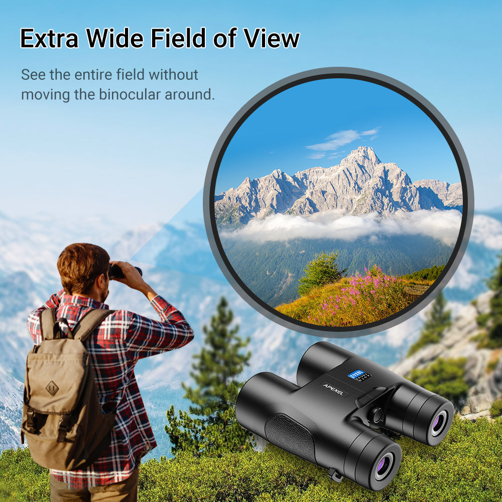 Wide FOV 10x42 Autofocus Binoculars – Kids & Adults, Glasses-Friendly