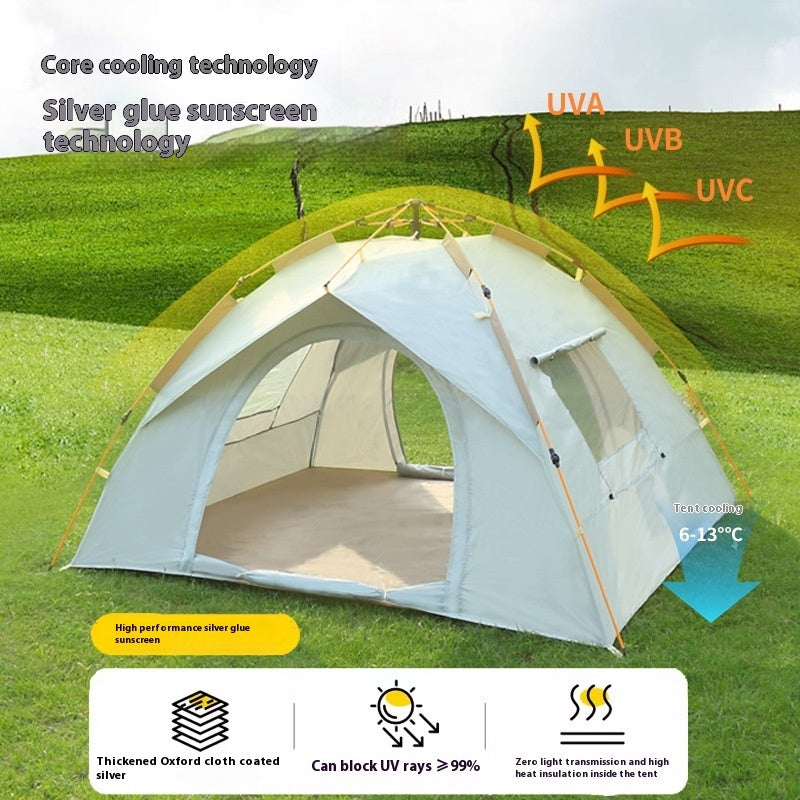 Quick-Open Waterproof Tent | Level 5 Wind & Emergency Shelter