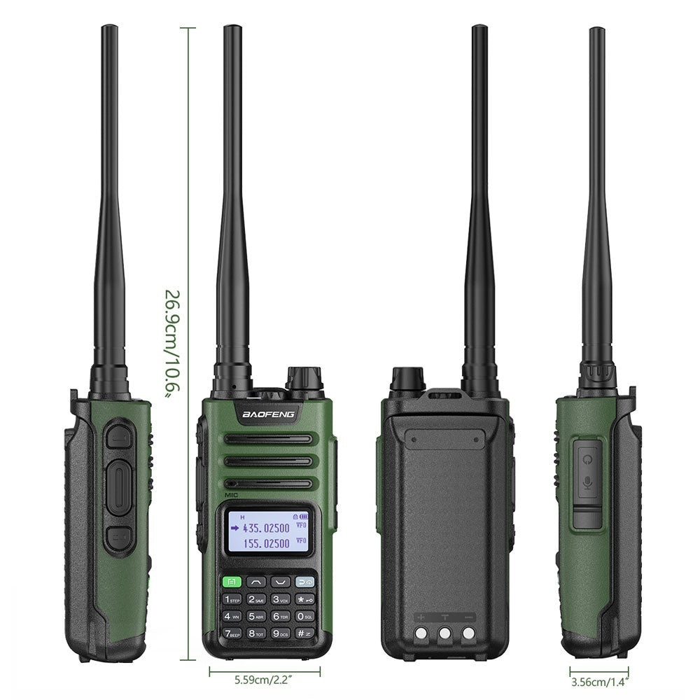 High-Power Durable Walkie Talkie – 10KM Range, 50-Floor Penetration