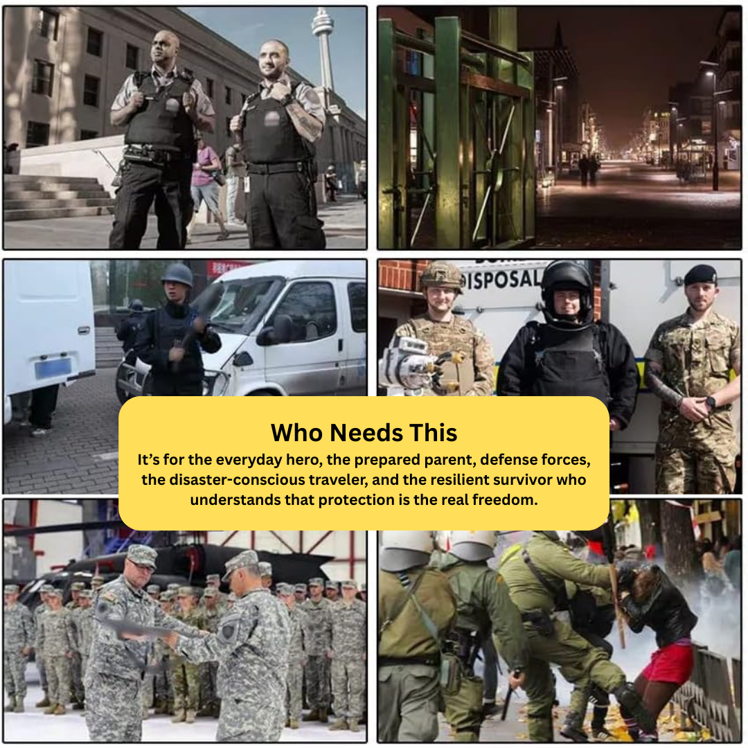 Survival Armor Plate – PE Bulletproof Shield for Disaster Protection