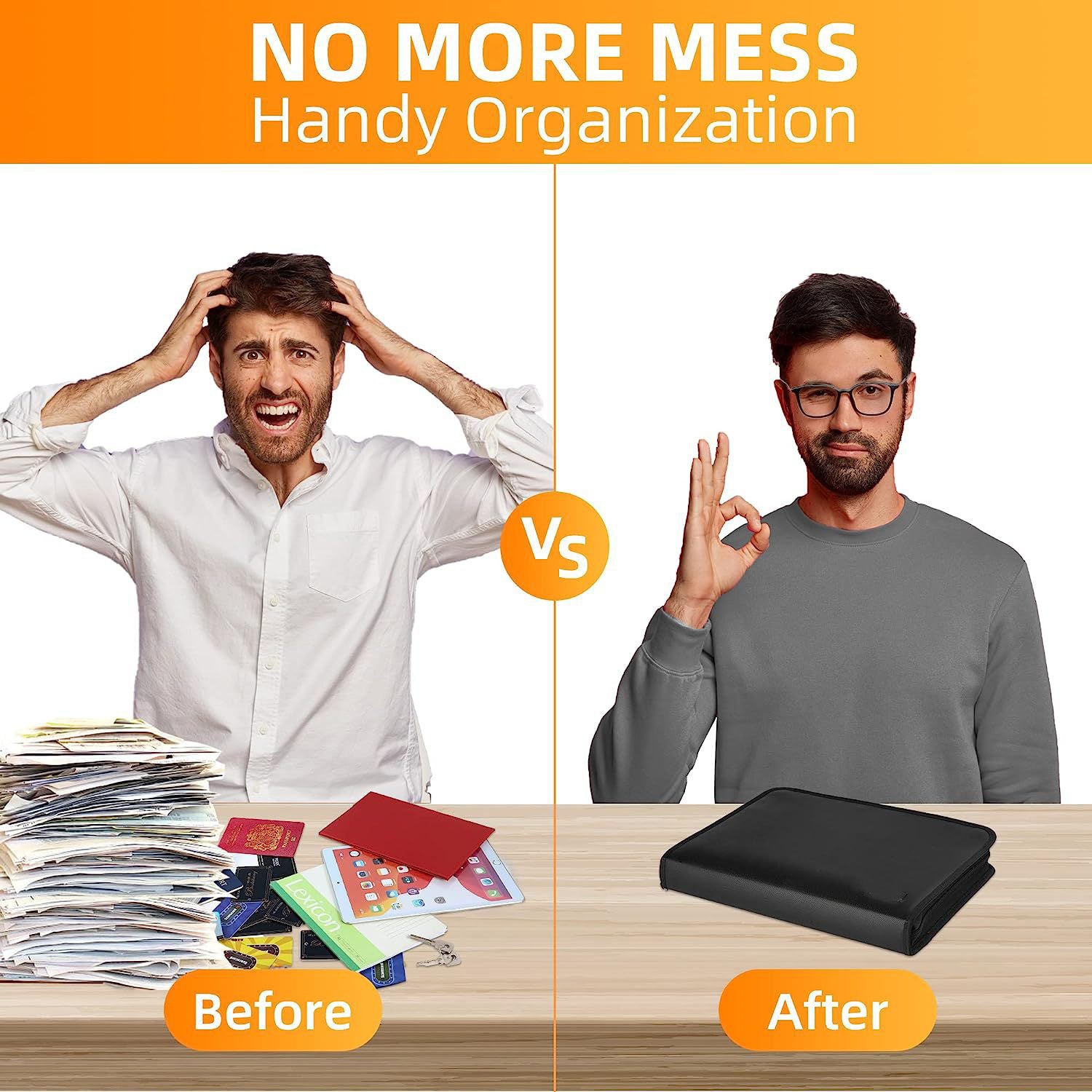 2000°F耐火防水書類バッグ - 災害時に重要な記録を保護