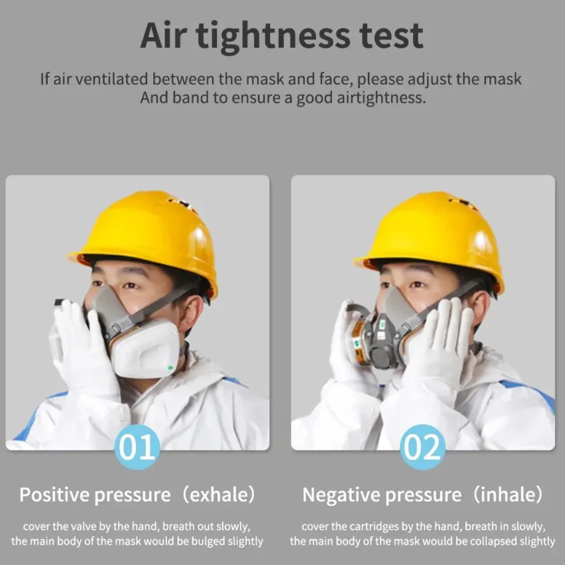 火災、スモッグ、ガス、化学物質の安全のための緊急用呼吸マスク
