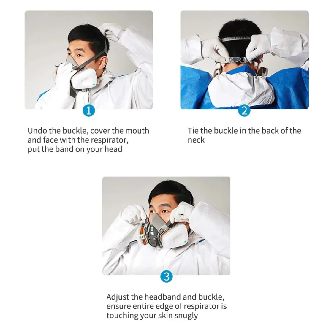 火災、スモッグ、ガス、化学物質の安全のための緊急用呼吸マスク