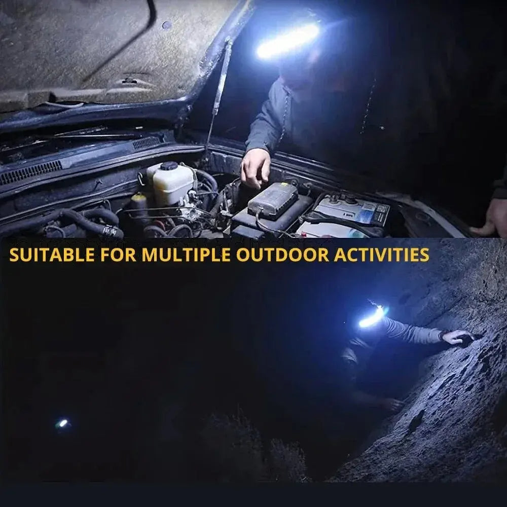 Hands-Free LED Headlamp | 270° Wide Beam with Spot & Flood Light