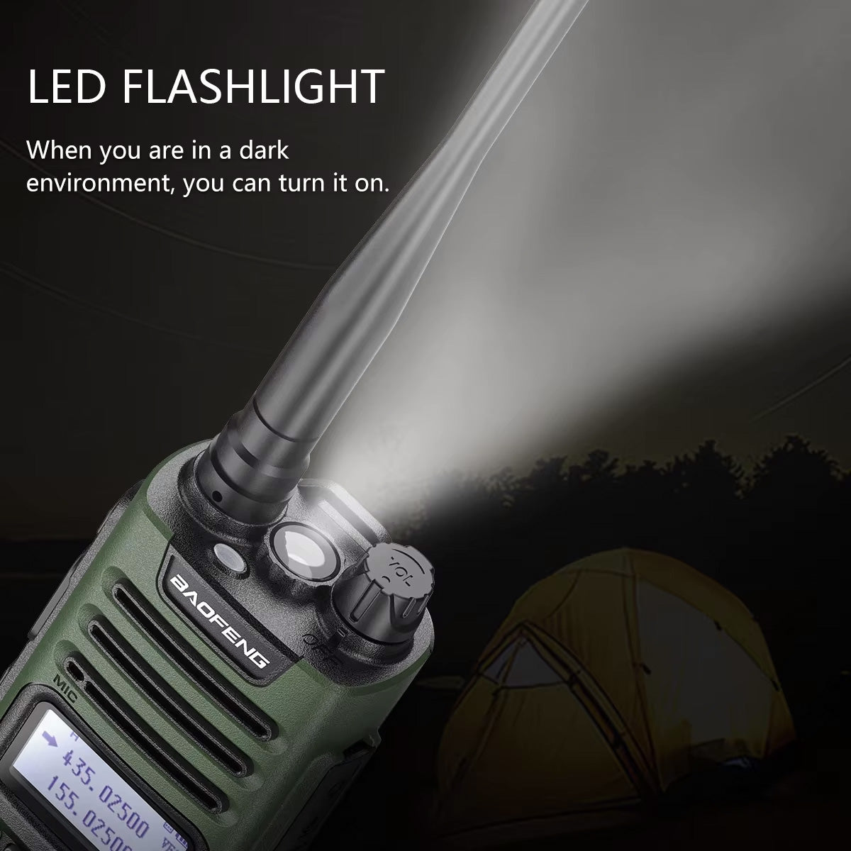 高出力・耐久性に優れたトランシーバー – 通信距離10km、50階まで到達