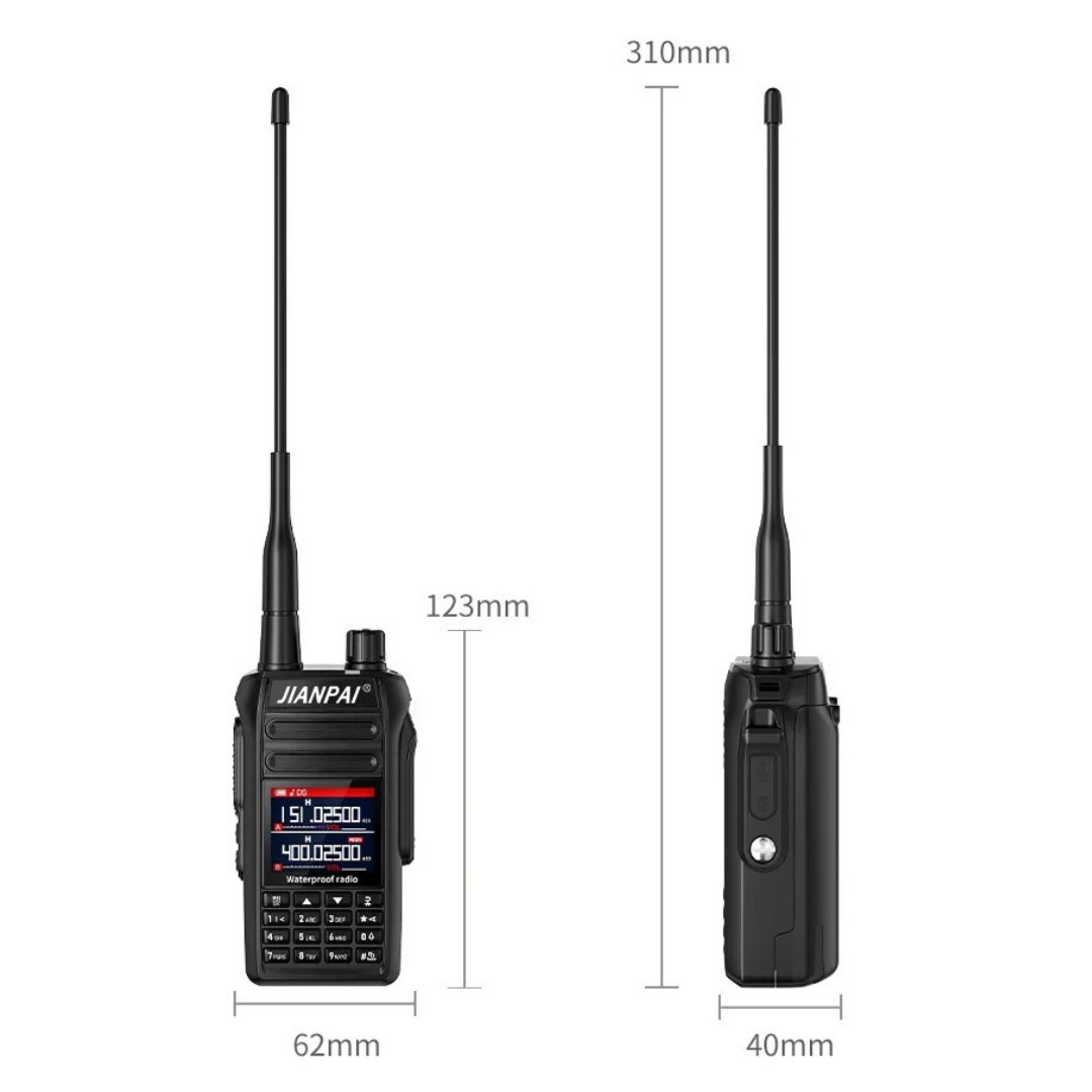嵐の緊急事態に備えた防水航空インターホン（MDC1200搭載）