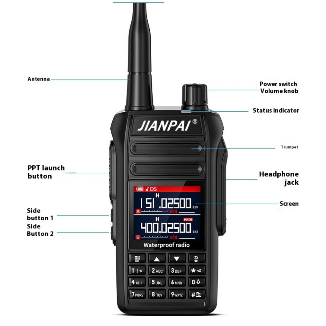 嵐の緊急事態に備えた防水航空インターホン（MDC1200搭載）