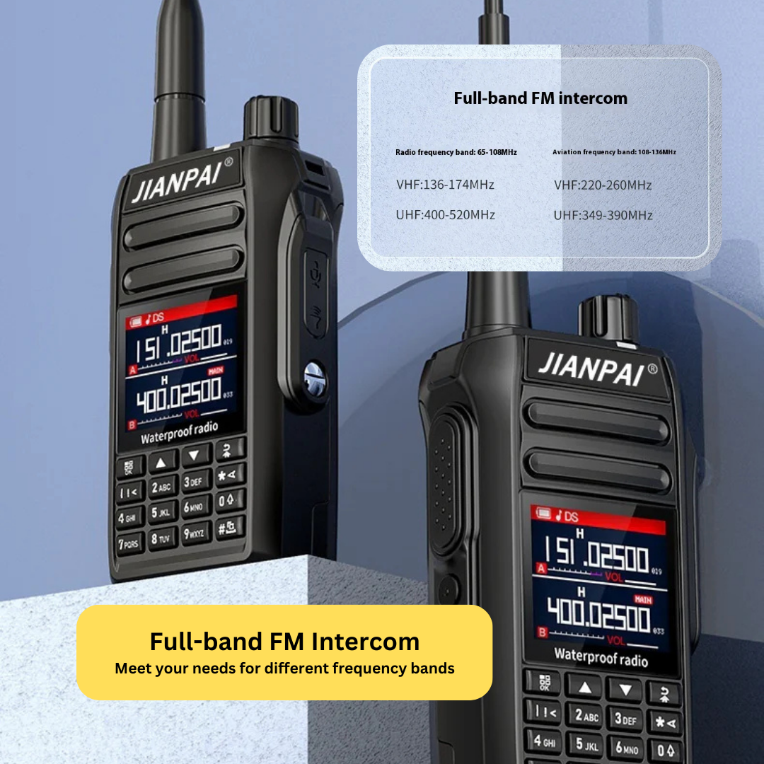 嵐の緊急事態に備えた防水航空インターホン（MDC1200搭載）