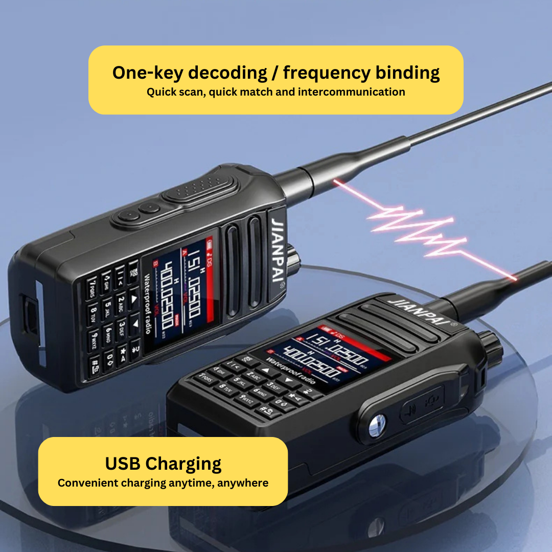 嵐の緊急事態に備えた防水航空インターホン（MDC1200搭載）