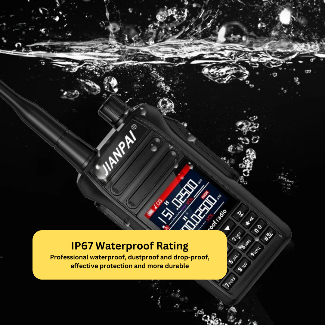 嵐の緊急事態に備えた防水航空インターホン（MDC1200搭載）