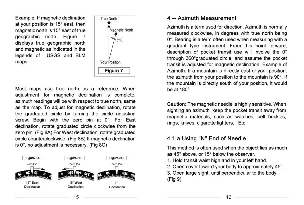 サバイバル、スロープ、ナビゲーションのためのミリタリーポケットトランジットコンパス