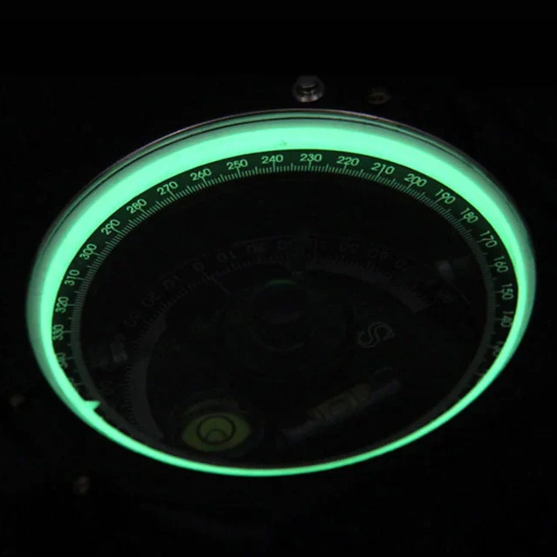 サバイバル、スロープ、ナビゲーションのためのミリタリーポケットトランジットコンパス