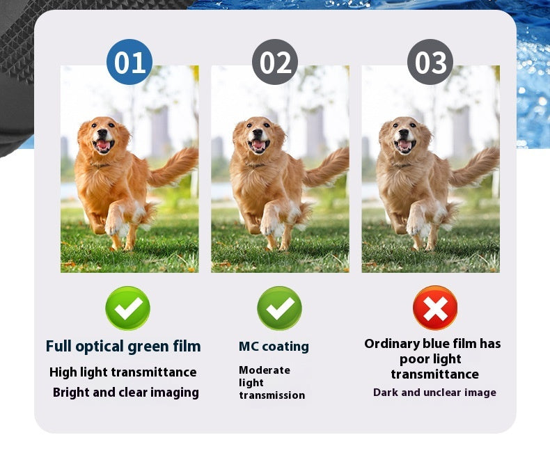 HDプリズムズーム80x100単眼鏡 | 長距離望遠フォーカス＆防水