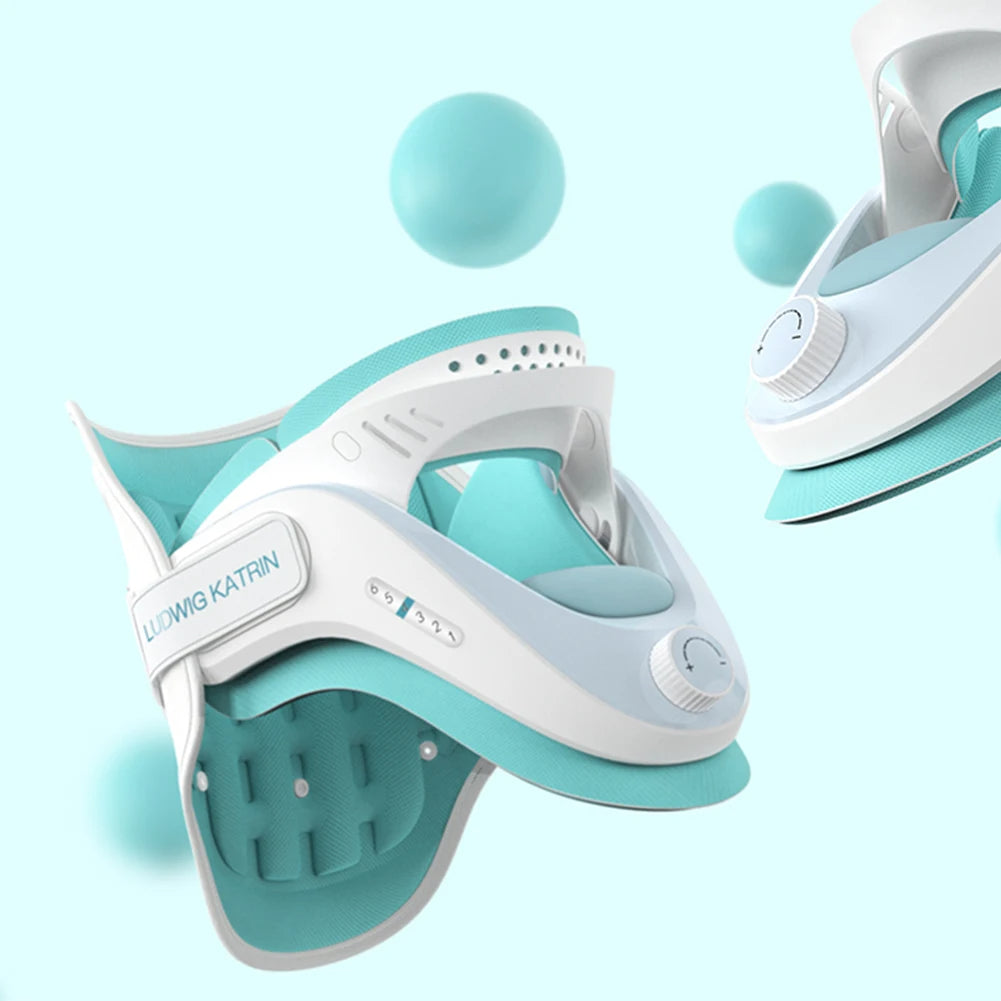 痛みの緩和とアライメントのためのエア牽引サポート付き頸椎ブレース