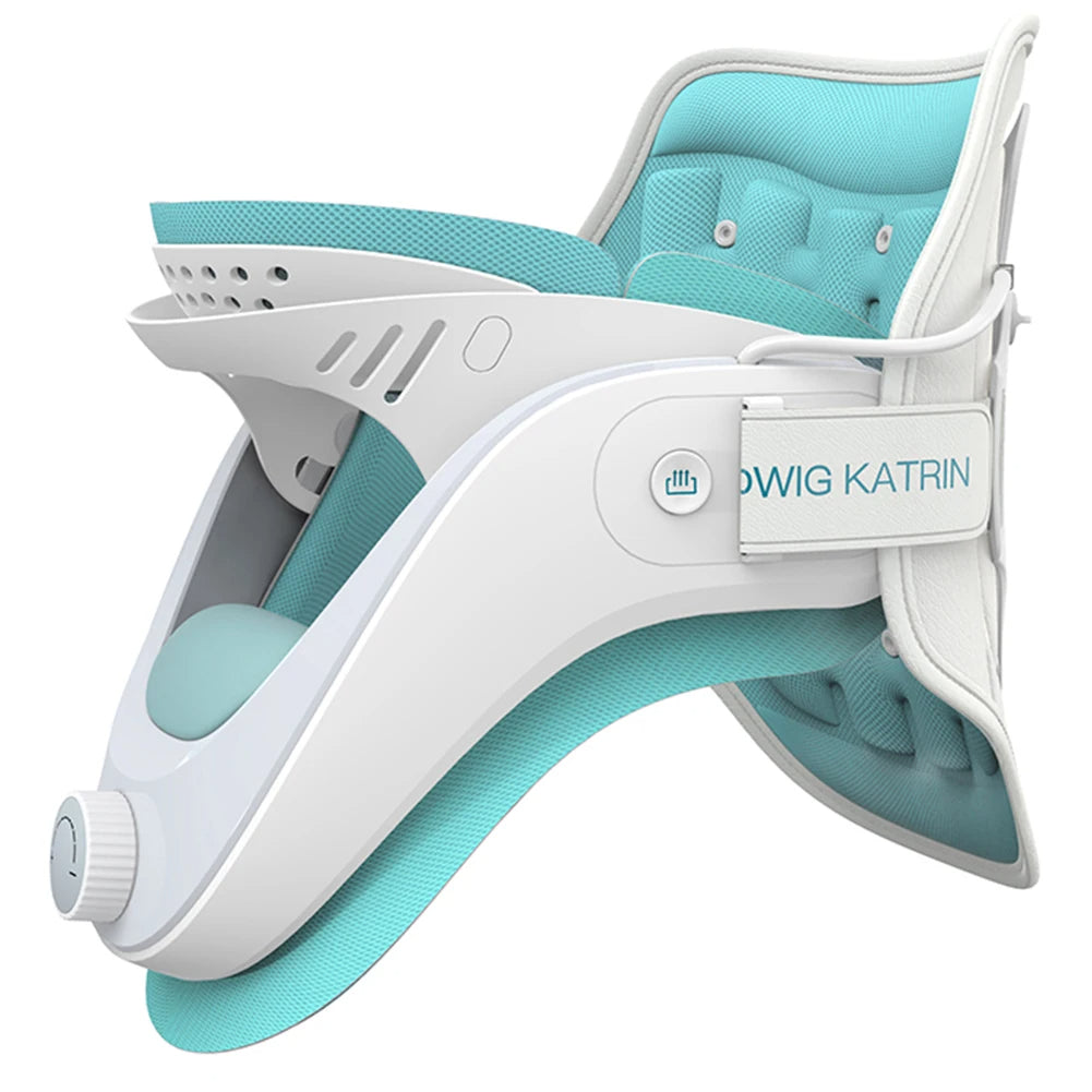 痛みの緩和とアライメントのためのエア牽引サポート付き頸椎ブレース