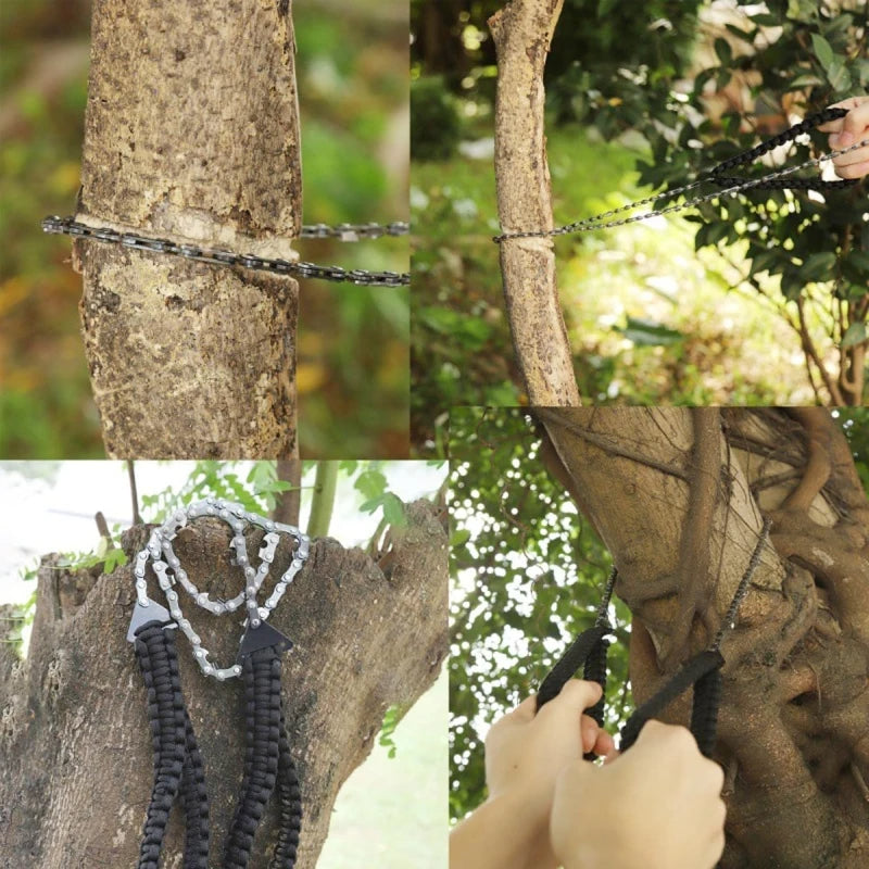 5オンス ポケットチェーンソー（ロープハンドル＆ベルトポーチ付き） – サバイバルツール