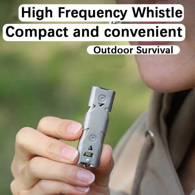 High Decibel Rescue Whistle – Double Barrel Style for Kids & Families