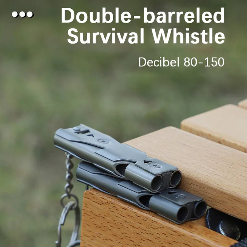 High Decibel Rescue Whistle – Double Barrel Style for Kids & Families