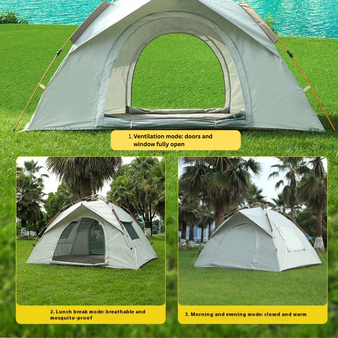 クイックオープン防水テント | レベル5防風・緊急シェルター