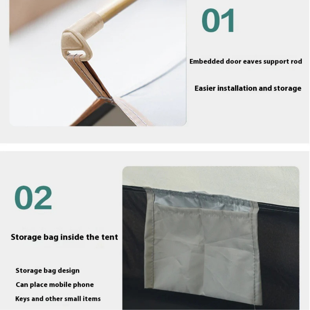 クイックオープン防水テント | レベル5防風・緊急シェルター