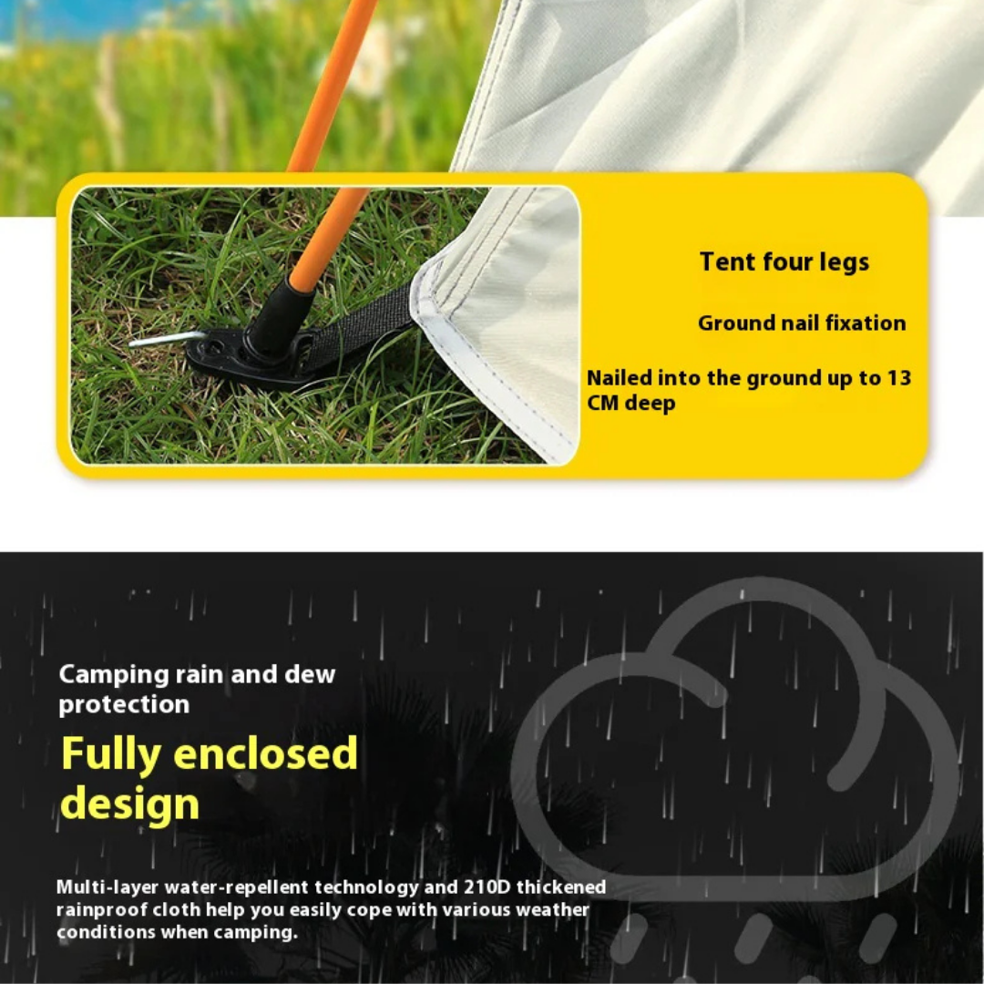 クイックオープン防水テント | レベル5防風・緊急シェルター