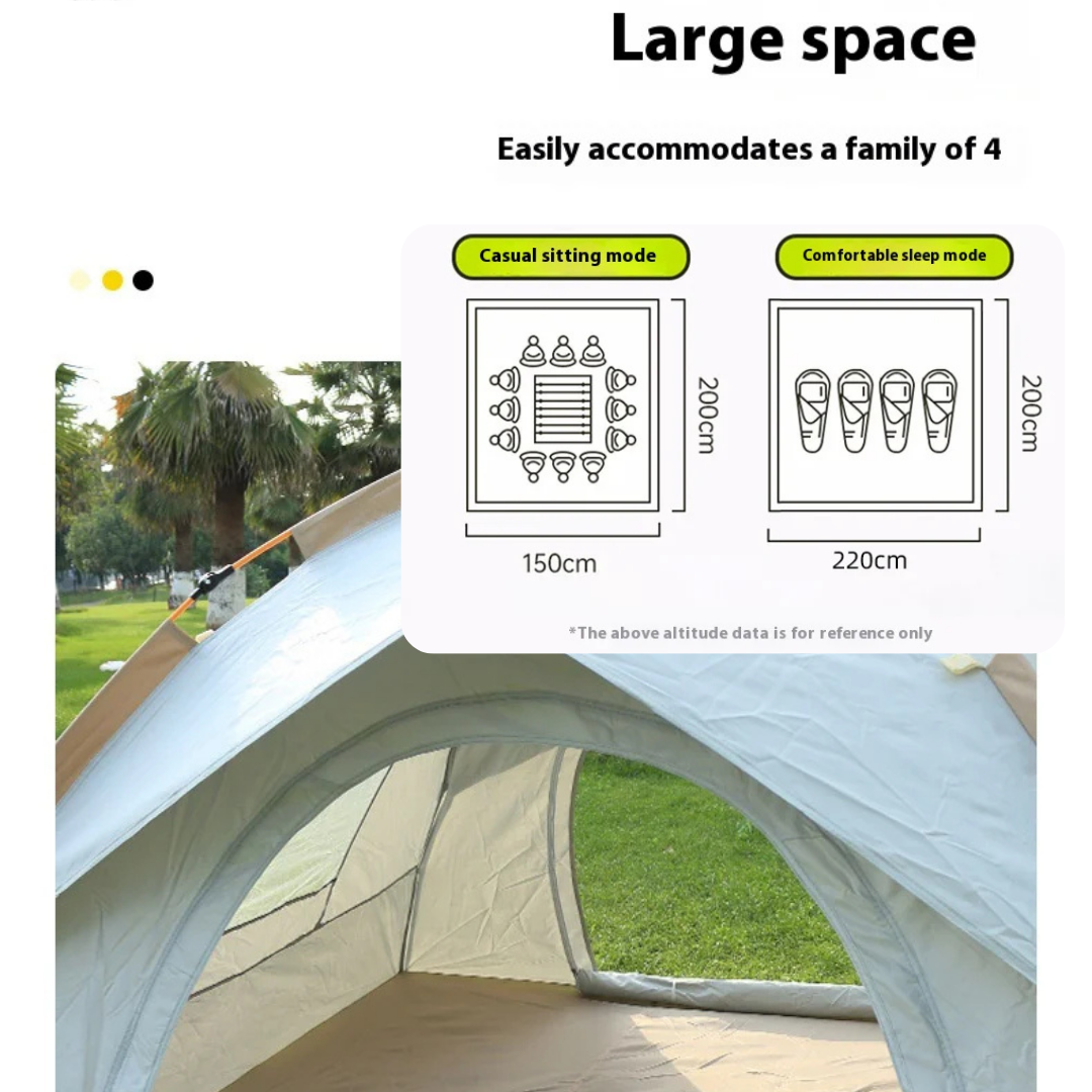 クイックオープン防水テント | レベル5防風・緊急シェルター