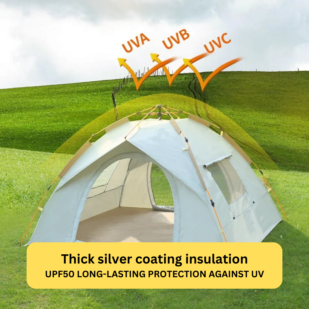 クイックオープン防水テント | レベル5防風・緊急シェルター