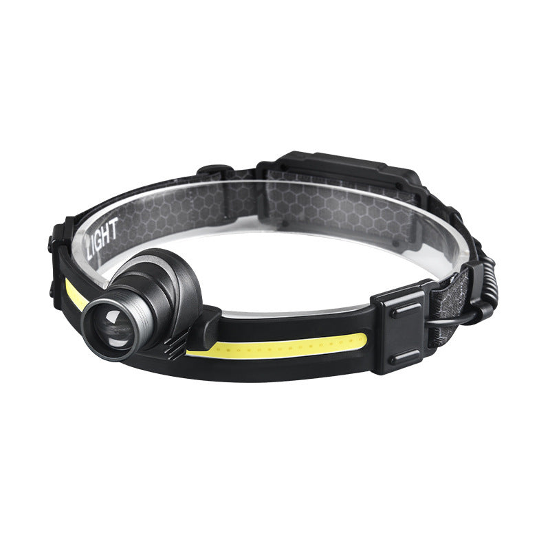 Hands-Free LED Headlamp | 270° Wide Beam with Spot & Flood Light