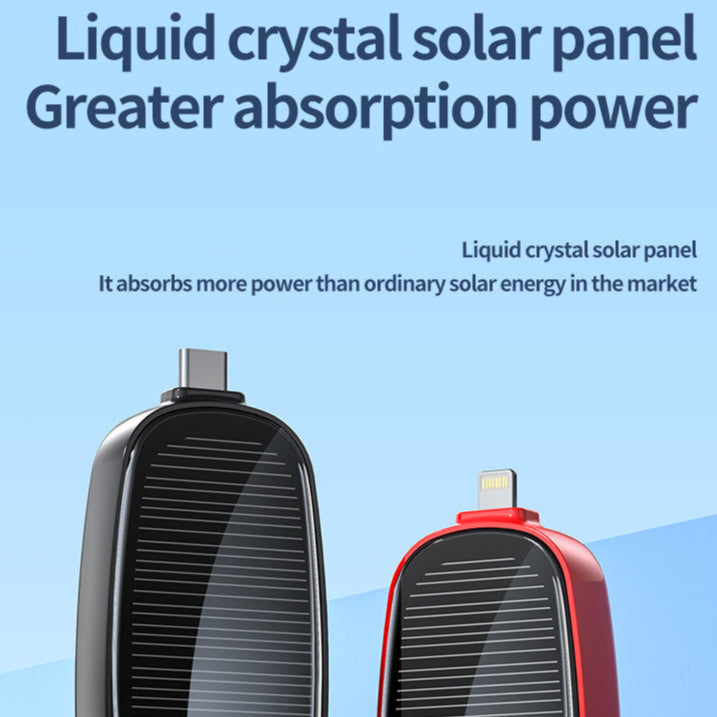 防水ポータブル緊急ソーラー電源 - ワイヤレス充電器