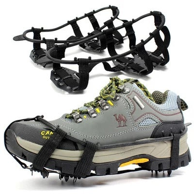 Non-Slip Crampons | 24-Tooth Cleats for Ice, Mud & Trail Hiking