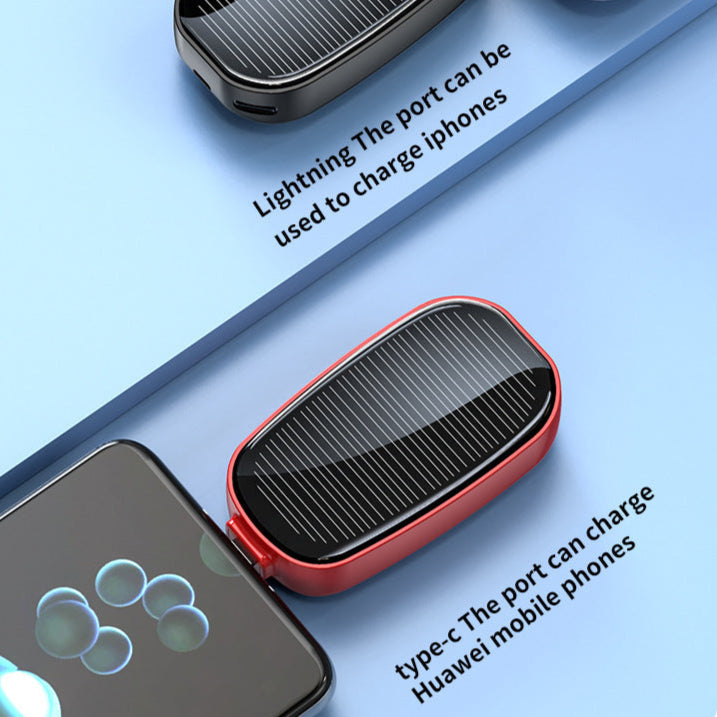 防水ポータブル緊急ソーラー電源 - ワイヤレス充電器