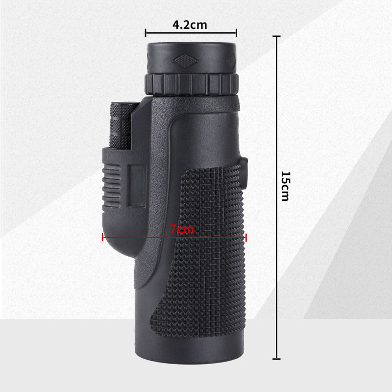 HDプリズムズーム80x100単眼鏡 | 長距離望遠フォーカス＆防水