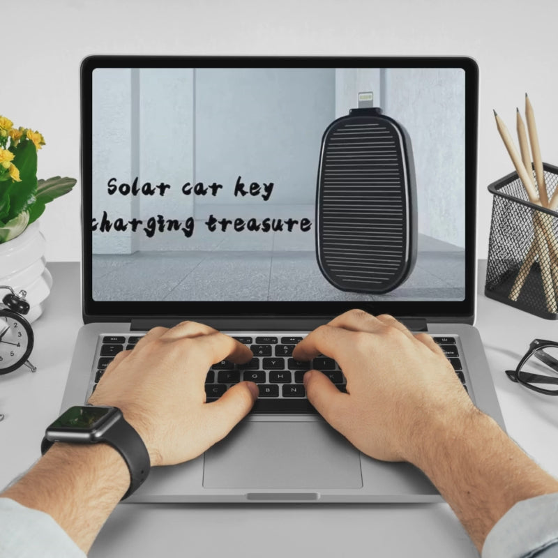 防水ポータブル緊急ソーラー電源 - ワイヤレス充電器
