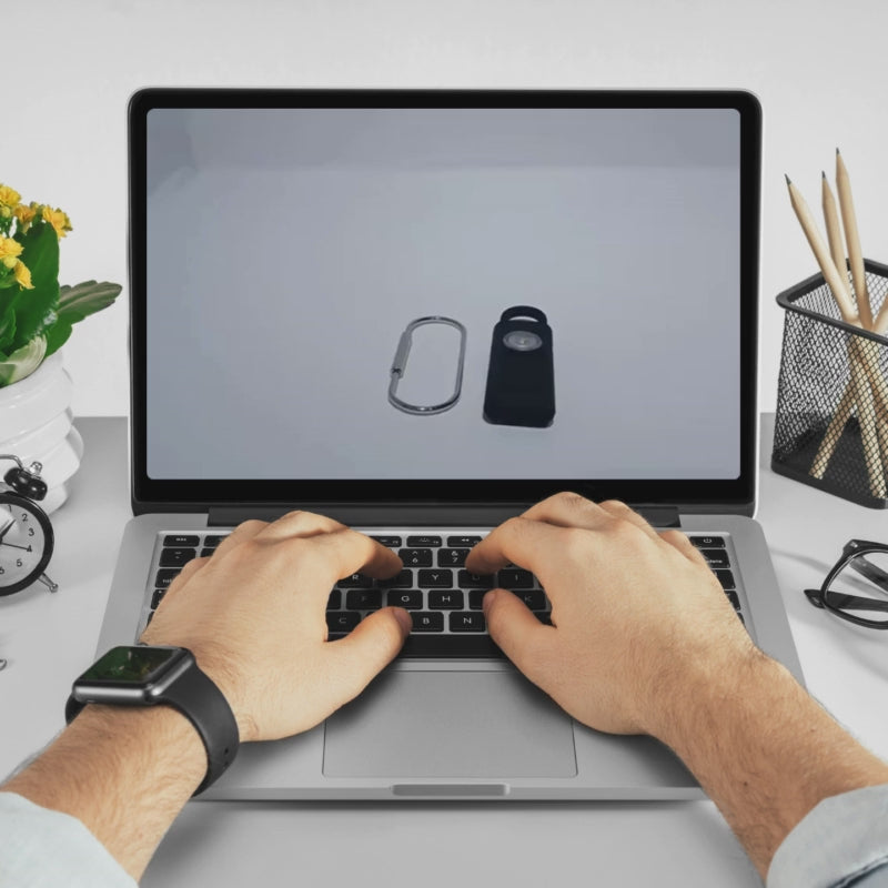 130dBの点滅ライト付きSOSアラーム - 緊急事態や地震に即座に警報